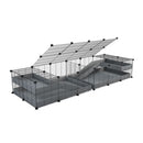 Cavy cage 6x2 avec separation & loft