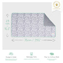 Tapis polaire Kavee en motif dalamtien taille 2x1 , image avec description et dimensions du produit