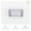  tunnel polaire marque Kavee en motif dalmatien image avec dimensions et détails du produit