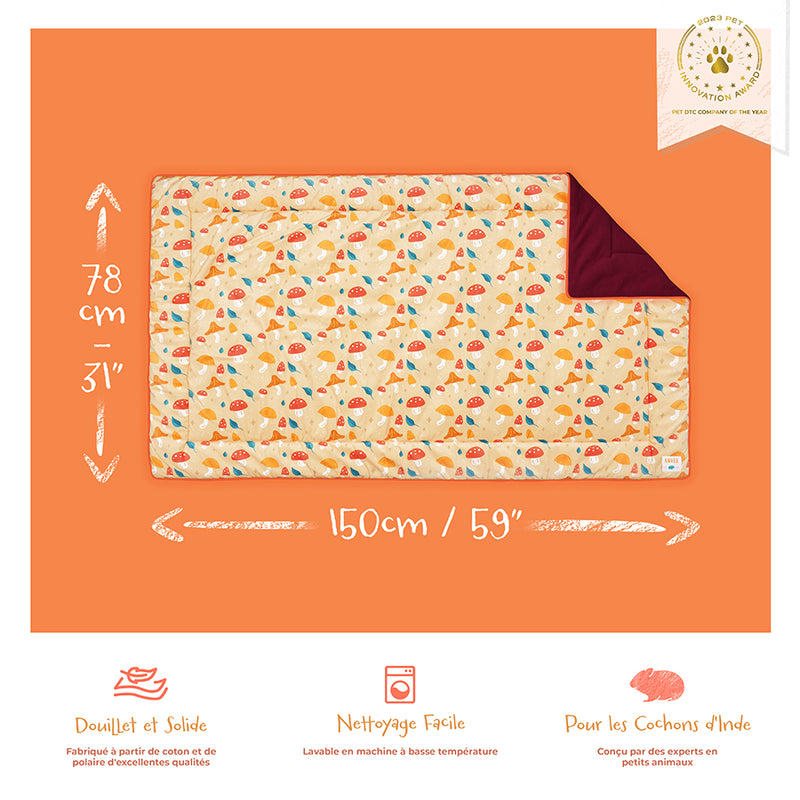 Tapis Polaire | Champignon | Velours