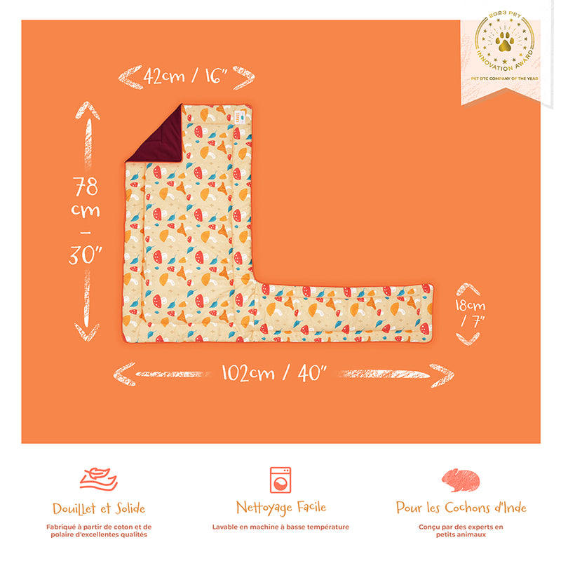 Tapis Polaire | Champignon | Velours