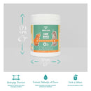 Boîte de lingettes désinfectantes pour cage de la marque Kavee sur fond gris clair avec ses dimensions et avantages