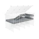 Cavy cage Blanche Loft Rehaussée 4x2