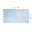 dimension taille tapis polaire cochon d'inde cobaye lapin 4x2 fleur marguerite bleu jaune cavy c&C cage kavee