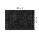 dimensions d'un tapis polaire cochon d'inde lapin 3x2 motif tissu noir pour cavy c&c cage par Kavee