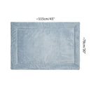 Dimensions des tapis polaire uni bleu 3x2 pour cochon d'inde lapin de la marque Kavee