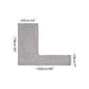 Dimensions des tapis polaire uni gris loft rampe mezzanine pour cochon d'inde lapin de la marque Kavee