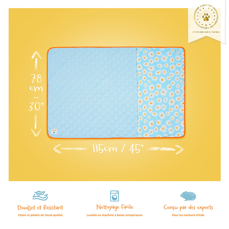 Tapis Polaire Premium pour Cochons d’Inde | Marguerite