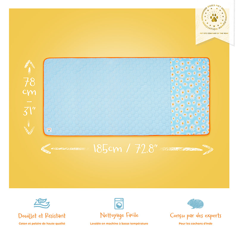 Tapis Polaire Premium pour Cochons d’Inde | Marguerite
