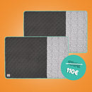 Lot de 2 Tapis Polaires Premium pour Cochons d’Inde | Dalmatien