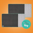 Lot de 2 Tapis Polaires Premium pour Cochons d’Inde | Dalmatien