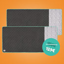 Lot de 2 Tapis Polaires Premium pour Cochons d’Inde | Dalmatien