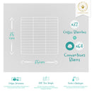 Grilles modulables blanches pour cavy cage