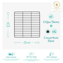 Grilles modulables pour cavy cage