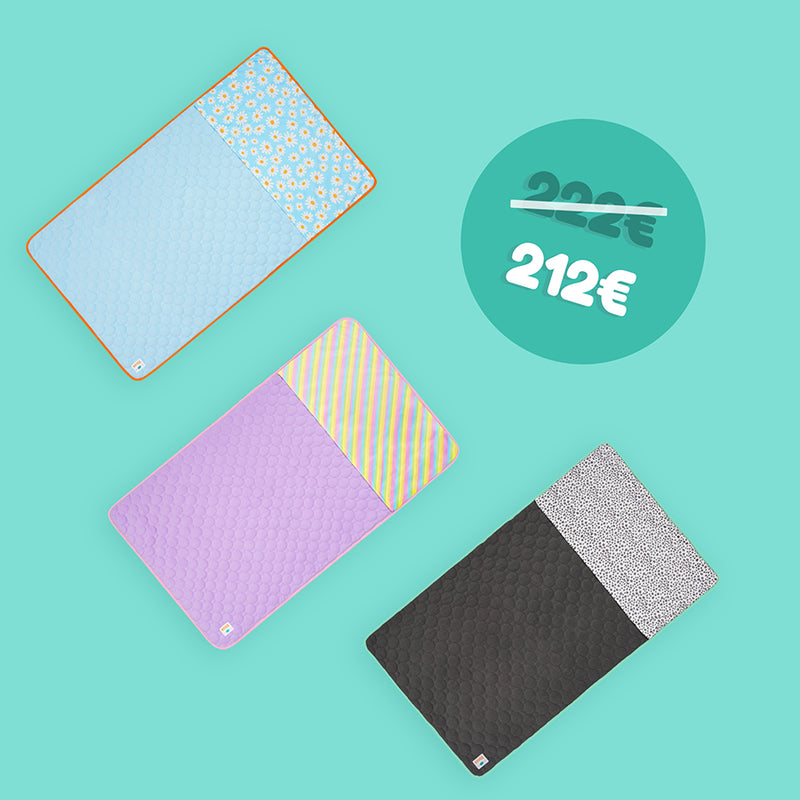 Lot de 3 Tapis Polaires Premium pour Cochons d’Inde