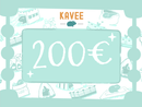 Carte Cadeau Kavee | €200