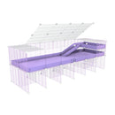 Cavy Cage Loft Réhaussée 6x2 avec plexiglass