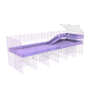 Cavy Cage Loft Réhaussée 6x2 avec plexiglass