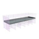 Cavy cage Réhaussée 6x2 avec plexiglass