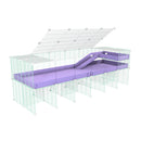 Cavy Cage Loft Réhaussée 6x2 avec plexiglass