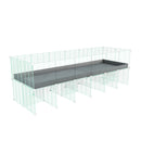 Cavy cage Réhaussée 6x2 avec plexiglass