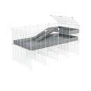 Cavy cage Blanche Loft Rehaussée 4x2