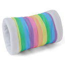 tunnel polaire pour cochon d'inde en tissu arc-en-ciel par kavee 