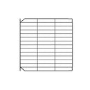 Une grille noire avec barreaux etroits qui s'ouvre a 180 degrés pour creer des portes et des couvercles sur des cavy cages pour cochons d'inde Kavee