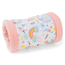 tunnel polaire pour cochon d'inde en tissu rose licorne par kavee 