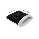 dimensions d'un sac de couchage pour cochon d'Inde en polaire de coloris noir de la marque Kavee 