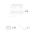 Materiel pour un set de 12 grilles blanches pour creer des portes et des couvercles sur des cavy cages pour cochons d'inde Kavee