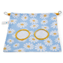 sac a foin pour cavy cage cochon d'inde en tissu fleur marguerite par kavee 