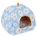 Maison Dodo polaire pour cochon d'inde en tissu fleur marguerite par kavee