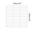 Dimension d'Une grille blanche pour creer des portes et des couvercles sur des cavy cages pour cochons d'inde Kavee