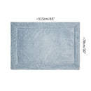 Dimensions des tapis polaire uni bleu 3x2 pour cochon d'inde lapin de la marque Kavee