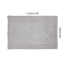 Dimensions des tapis polaire uni gris 3x2 pour cochon d'inde lapin de la marque Kavee