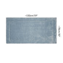 Dimensions des tapis polaire uni bleu 4x2 pour cochon d'inde lapin de la marque Kavee