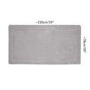 Dimensions des tapis polaire uni gris 4x2 pour cochon d'inde lapin de la marque Kavee