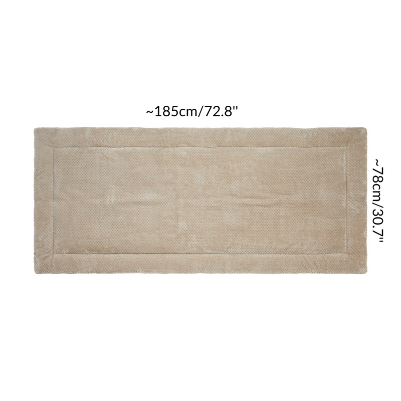 dimensions d'un tapis polaire cochon d'inde lapin 5x2 motif tissu taupe pour cavy c&c cage par Kavee