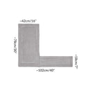 Dimensions des tapis polaire uni gris loft rampe mezzanine pour cochon d'inde lapin de la marque Kavee