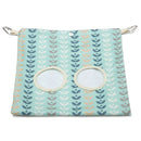 Sac pour foin en tissu et polaire bleu nature nordique pour cochon d'Inde par Kavee