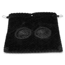 Sac pour foin pour cochon d'Inde en tissu et polaire noir par Kavee