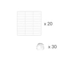 Materiel pour Un rehausseur pour cavy cage 4x2 avec grilles blanches convenant aux petits cochons d'inde et bebes cobayes