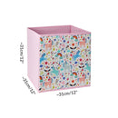 Taille d'un cube de rangement pour cavy cage cochon d inde Kavee imprime Licorne rose pâle
