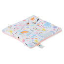 pee pad impermeable polaire pour cochon d'inde en tissu rose licorne par kavee 