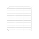 Une grille blanche avec barreaux etroits pour creer des portes et des couvercles sur des cavy cages pour cochons d'inde Kavee